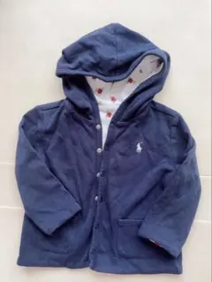 ラルフローレン リバーシブル ネイビー フード付き パーカー