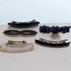 ヘアクリップ バレッタ5個セット