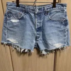 Levi's 501xx ダメージショートパンツ W34 L33
