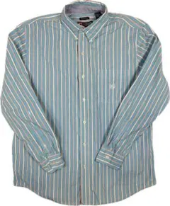 CHAPS ストライプ柄 長袖シャツ L