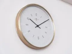 【美品】NeXtime Japandi Series Bark 掛時計 木目調