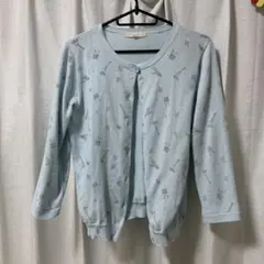 north object de petit カーディガン 長袖ライトブルー