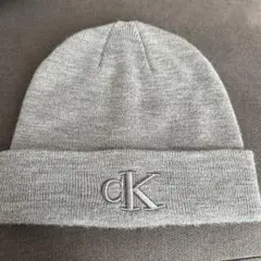 グレー cK ニット帽