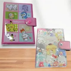 シール帳 シール サンリオ ポケモン シールバインダー 手帳 2セット まとめ