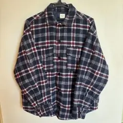 ブラウニー　チェック柄アウター　M