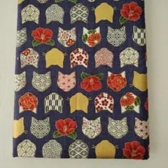 ★セール★　キルトゲイト 百花繚乱　猫と椿 [110cm x 50cm]