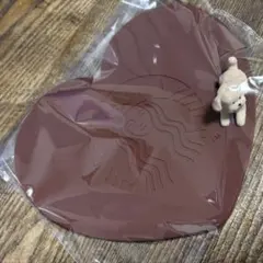 スタバ　バレンタイン　2026 シリコンコースター　トイプードル