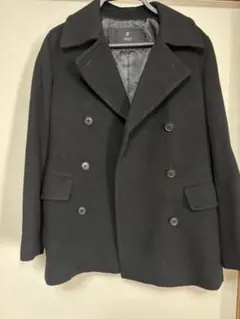 INED ブラック コート ショートブルゾン