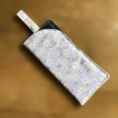ハンドメイド　メガネケース　c