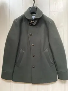 EDFICE ダークグリーン ピーコート