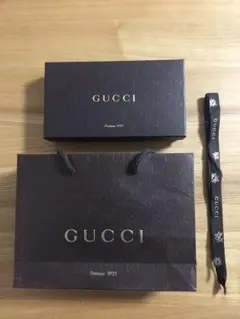 GUCCI 空箱　紐　袋　3点セット