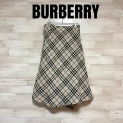 BURBERRY バーバリー ノバチェック ワンピース ウール混 キャミワンピ