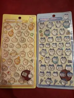 ちいかわ　ボンボンドロップシール　ハチワレ　うさぎ　セット