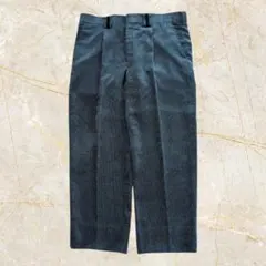 vintage コーデュロイパンツ スラックス 細畝 上品 トラッド カジュアル