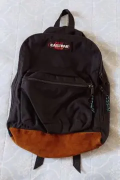 美品　90s USA製 EASTPAK ボトムレザー　BLACK　ブラック