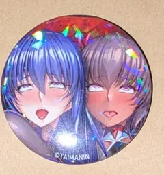 対魔忍アサギ　アヘ顔ヒロイン缶バッジ　シークレット　凜子&ゆきかぜ
