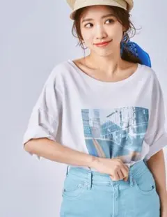 AKTE フォトプリント 半袖Tシャツのサムネイル