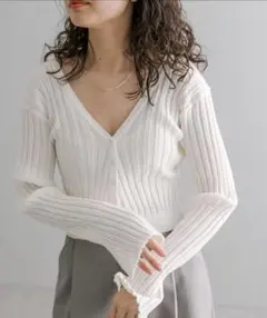 ラメチビカーディガン