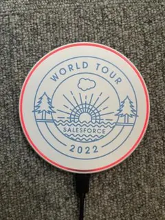 非売品 salesforce ノベルティ ワイヤレス チャージャー 充電 Qi