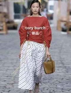 新品♡tory burch♡ロングフレアスカート♡トリーバーチ♡US00のサムネイル