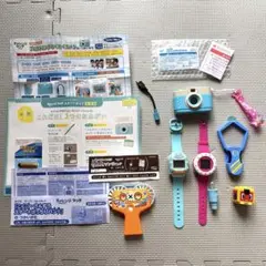 チャレンジタッチ　1.2年生　九九時計、足し引き算時計、わくわくカメラまとめ売り