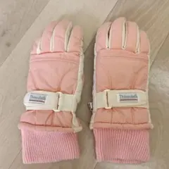 ピンク スキー・スノーボード用グローレディース