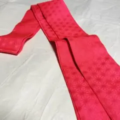 オレンジ 花柄 重ね襟