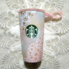 【新品】SAKURA2025ストラップカップシェイプステンレスボトルレイヤード