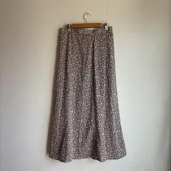 GRL グレイル　花柄ロングスカート ややマーメイド　マキシ丈　後ろゴム