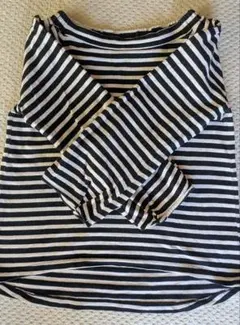 GLOBAL WORKストライプ 長袖 Tシャツ Mサイズ