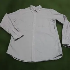 UNIQLO ライトグレー 長袖シャツ Sサイズ