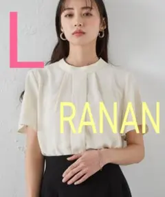 ♥RANAN ブラウス シャツ タックデザインフリルブラウス♥
