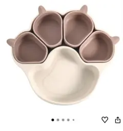 ひっくり返らない吸盤付きベビー皿