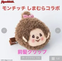 モンチッチ 女の子 クリップ しまむら リボン