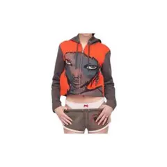 heaven by Marc Jacobsジップ/フード付きグレー長袖トップス heaven by marcjacobs ジッパー グレー トップス 長袖