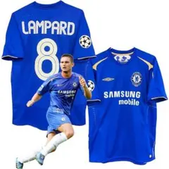 05-06 チェルシー　ランパード　アンブロオフィシャル　100周年ユニフォーム