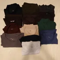 【大きい方必見】ユニクロ メンズ 13着セット(長袖11着、半袖2着)