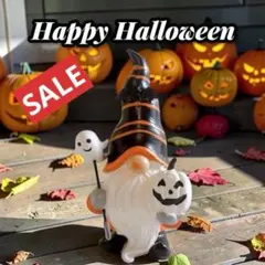 週末SAIL　ハロウィンノームさん インテリア雑貨ガーデンオブジェ479　秋デコ