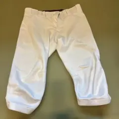 野球 ユニフォームパンツ ホワイト ショートフィット　　状態良好のサムネイル