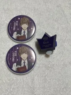 うたプリ 瑛二 7thリングライト アニカフェ缶バッジ