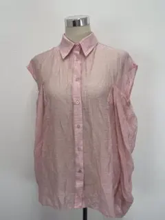 Heather ザ夏アイテム　肩出しデザイン　シアー長袖シャツ F【中古】D63のサムネイル