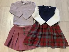 ［petit main］女の子　90 子供服まとめ売り(冬用)