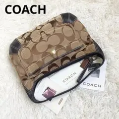 COACH ergo half moon エルゴ ブラウン レザー ハーフムーン