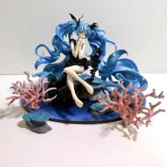深海少女 初音ミク フィギュア　リペイント 改造品 ベタつき有 美品】初音ミク 深海少女ver. 1/8スケール完成品 フィギュア - メルカリ