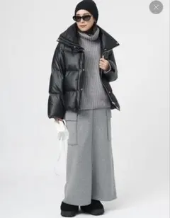 AP STUDIO Warm Sweat Cargo Skirt 38サイズ ウォームスウェットカーゴスカート（ロング・マキシ丈スカート）｜AP