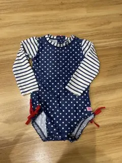 Ruffle Butts 水着 2T ネイビー水玉