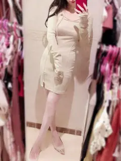 EVRIS♡デコルテデザインベルトタイトワンピース