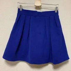 ブルー　膝丈　スカートのサムネイル