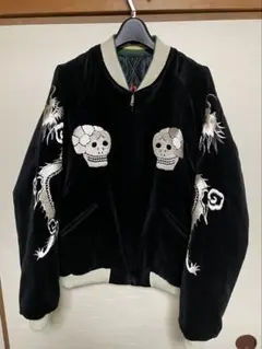 ジャパネスク/虎/別珍スカジャン/JSKJ-007/花旅楽団/テーラー東洋L相当