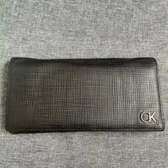 Calvin Klein 長財布 ブラック レザー メンズのサムネイル